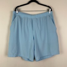 Lululemon T.H.E. Short Lined Amphibious 9" Size XXL Light Blue Drawstring