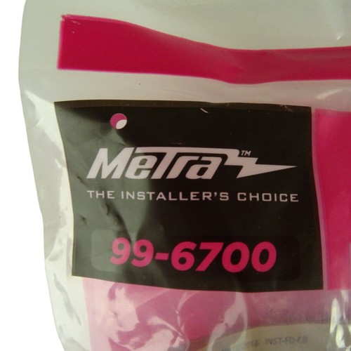 Metra 99-6700 Single-Din Installation Kit For Ford/Chrysler/Jeep 74-03 New - Picture 2 of 8