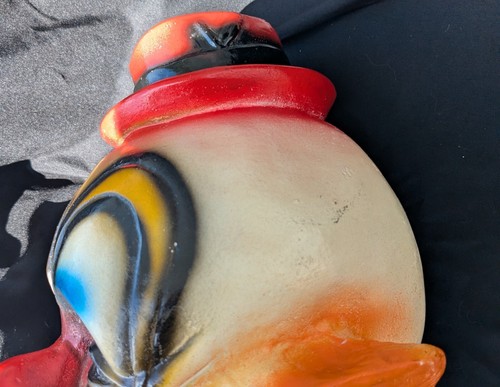 Vintage Chalkware Creepy Clown Coin Bank - Picture 11 of 13