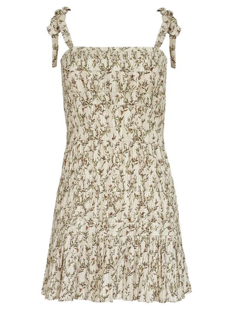 knee length dresses for ladies Alba Mini Dress Oat main image 0