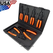Lang 6pc Convertible Retaining Snap Ring Plier Set Internal External Circlip