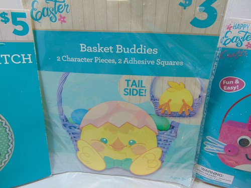 Mixed lot of 7 Easter Craft Projects for Kids & Adults - Bunnies, Baskets, Bows - Picture 3 of 11