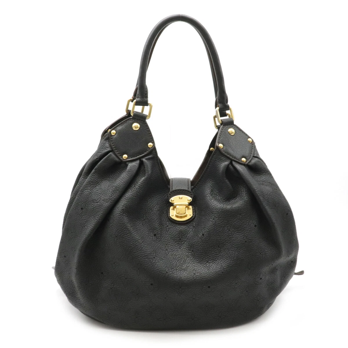 Louis Vuitton Black Monogram Mahina Leather L Bag Louis Vuitton