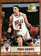 1993-1994 HOOPS 5TH ANNIVERSARY GOLD STAMPED BASKETBALL TONI KUKOC RC-JUN223