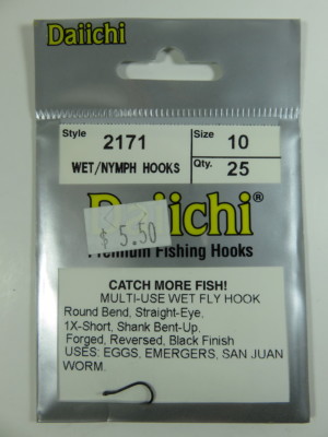 Daiichi 2100-Series Fly Tying Hooks