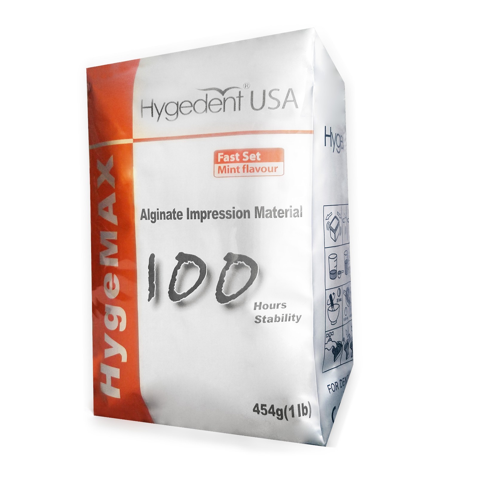 2 x Hygedent Chromatic Dental Regular Set Mint Dust Free Impression
