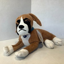 2006 Nintendogs Boxer Plush 14" Long w/Tags Barks Wags Tail Works