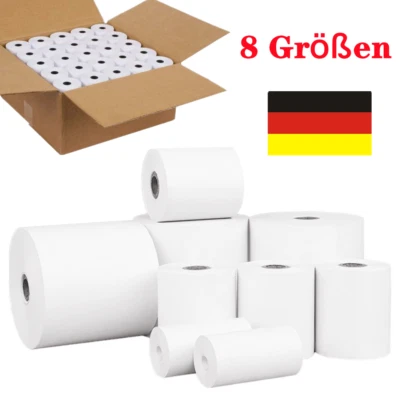 Thermorollen Kassenrolle Additionsrolle Thermopapier Waagenrolle Rollen 12 mm