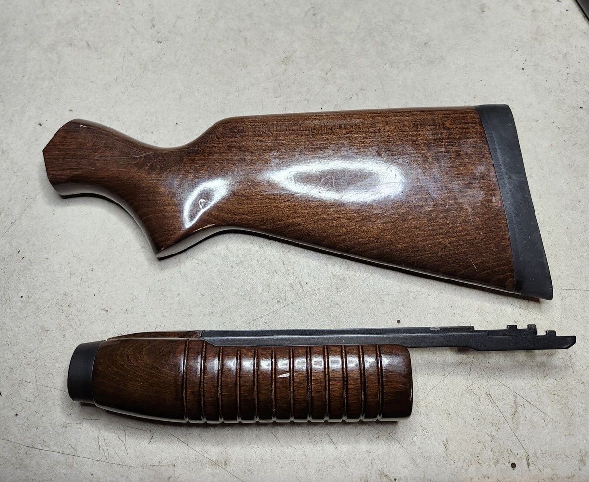 Winchester 1200 1300 120 Ranger YOUTH Wood Stock & Ribbed Forend
