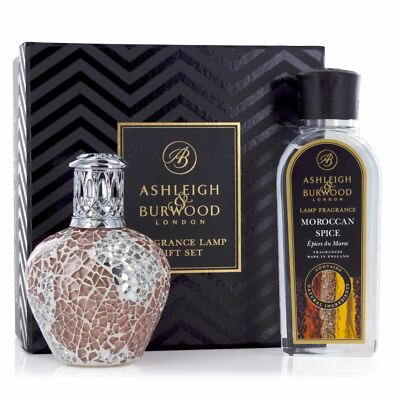 Ashleigh & Burwood Fragrance Lamp Gift Set Apricot Shimmer