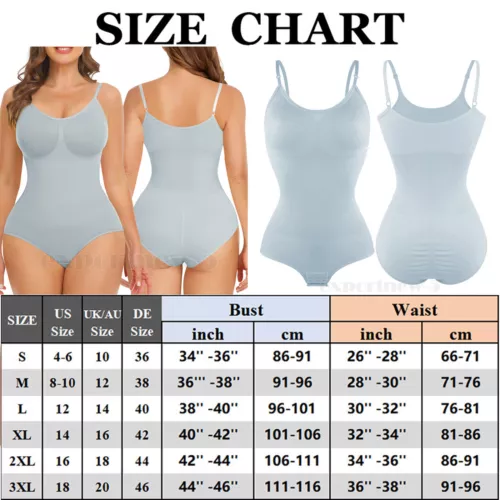 Bauchkontrolle Bodysuit Slip Sculpting Shaper Tank Top Bodys Snatched Waist - Bild 29 von 66