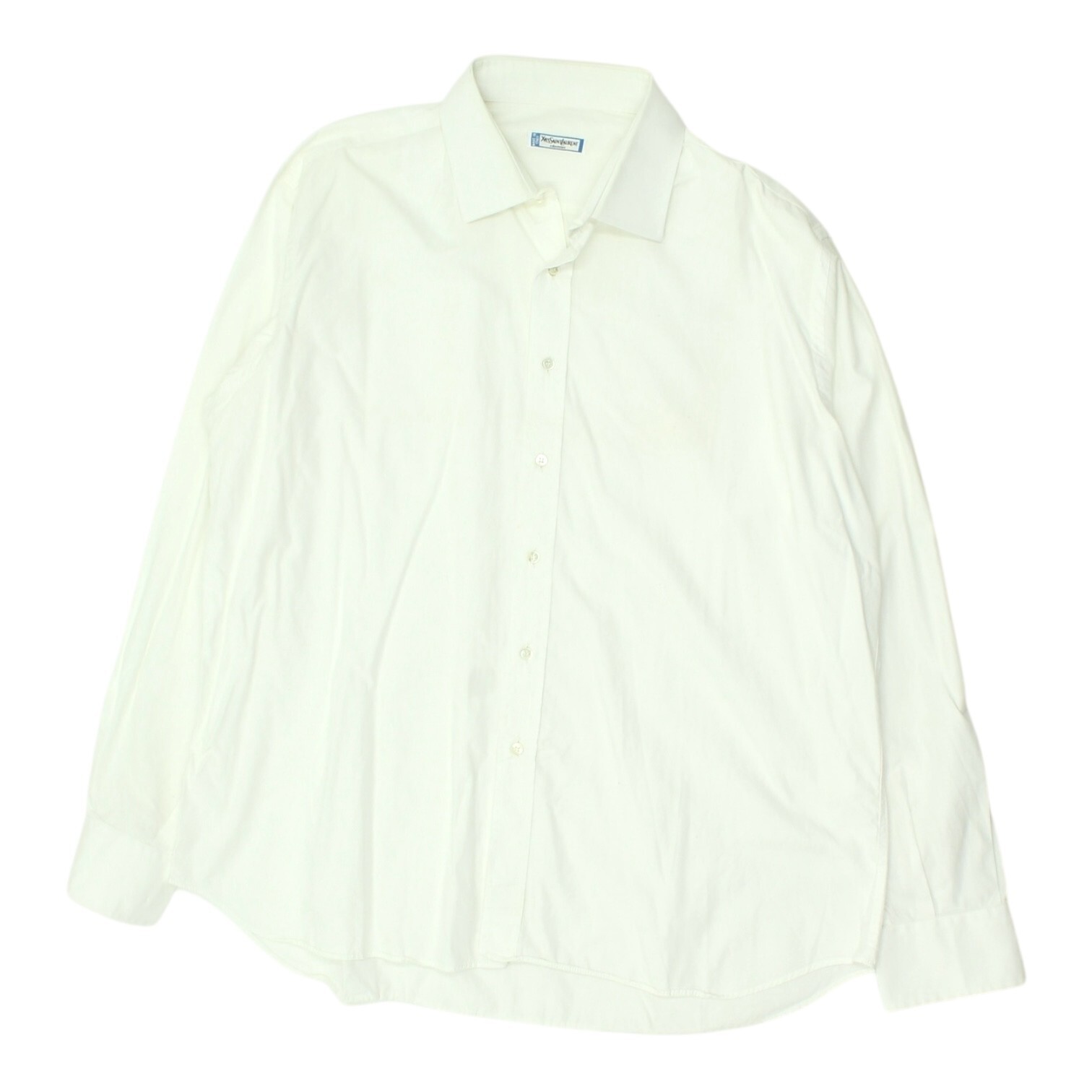 Camicia bianca da uomo Yves Saint Laurent Vintage da uomo designer con bottoni formale