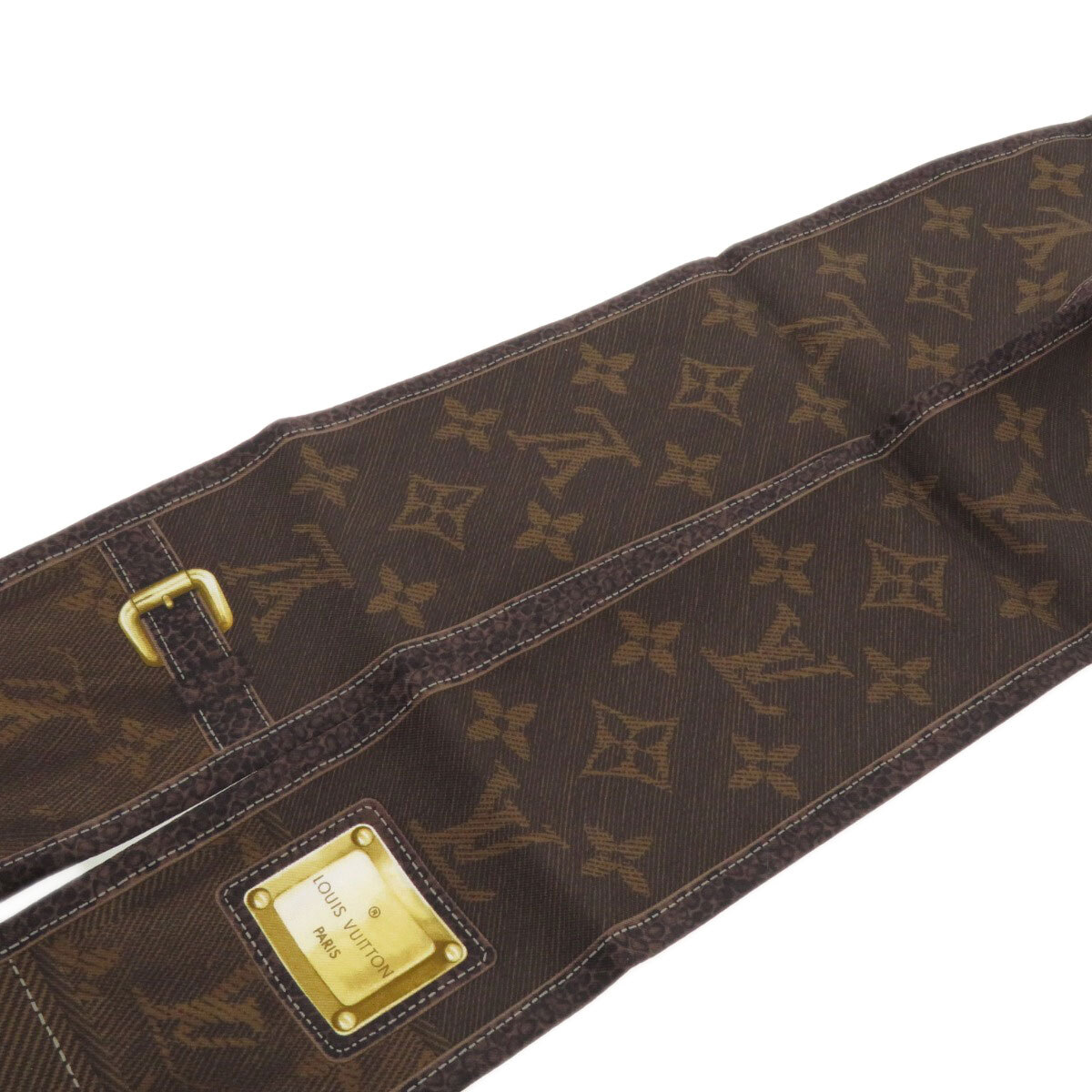 LOUIS VUITTON M72396 Scarf Bando New Denim Silk | eBay