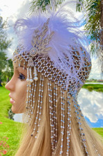 Great Gatsby Art Deco Flapper 1920s Hat Cloche