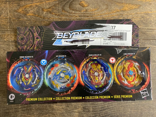 Hasbro Beyblade Burst Rise: Hypersphere Premium Collection Pack of 4 Tops (F0838) for sale