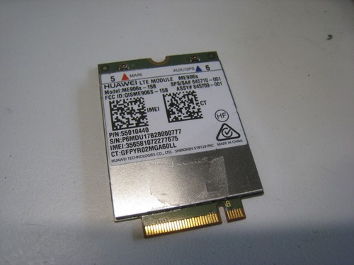 HP 918671-852 HUAWEI ME906S-158 WWAN 4G Card m.2 LTE GPS 845710-001