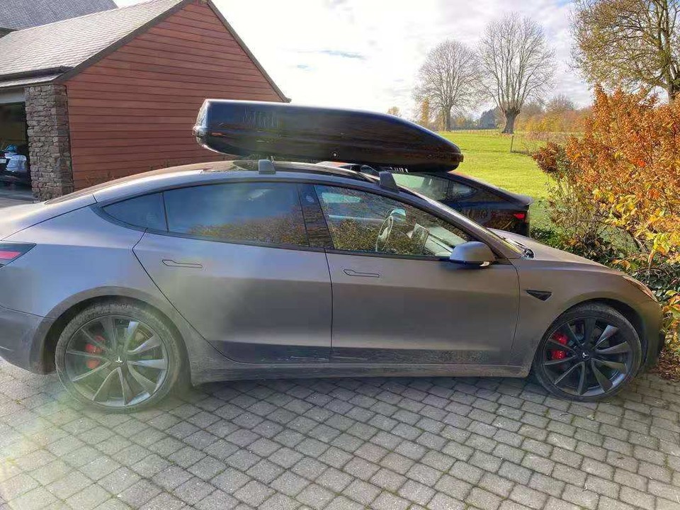 Roof Rack Cross Bars FOR Tesla Model 3 2018-2022 Cargo Rail Aluminum ...