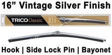 Classic Wiper Blade 16 Antique Vintage Silver...