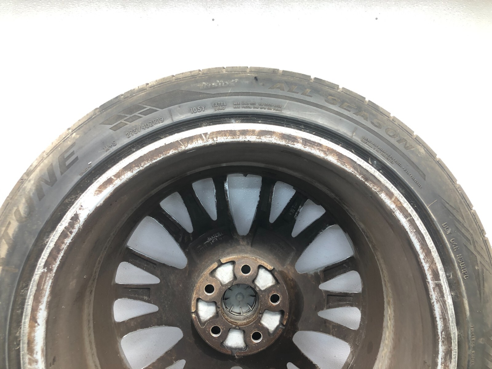 2014-2017 MASERATI QUATTROPORTE AWD REAR WHEEL RIM TIRE 19X10 OEM #NOTE