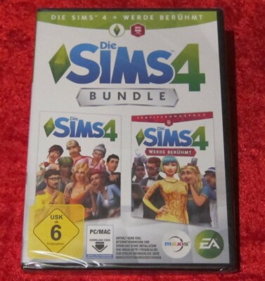Die Sims 4 Bundle mit Werde Berühmt Erweiterungspack, PC / Mac Spiel-Pack, Neu