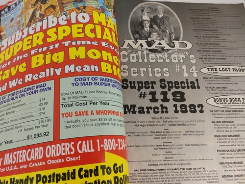 Mad Magazine Collector's Series #14 March 1997 Vintage 90s Books Comics Comedy - Picture 6 of 10