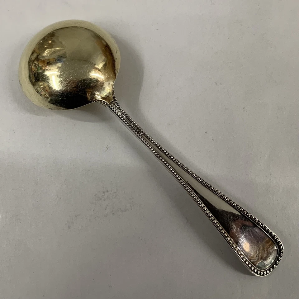 Cubiertos Birks Sterling, cama, cuchara caldo, 4 3/4 pulgadas Foto 3 de 4