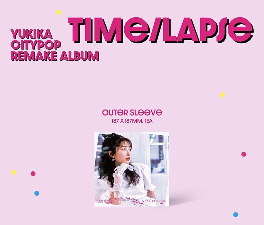 YUKIKA [TIME LAPSE] City Pop Remake Album CD+PhotoBook+Poster+Card