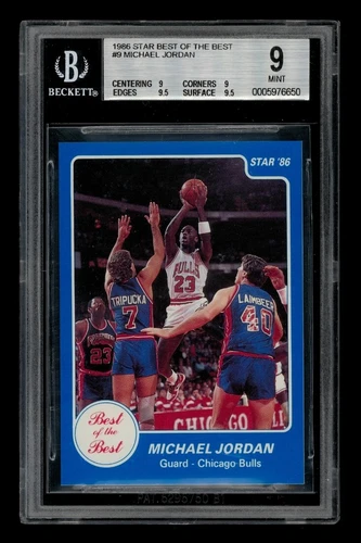 1986-87 Star Best of the Best Set-Break #  9 Michael Jordan BGS 9 MINT
