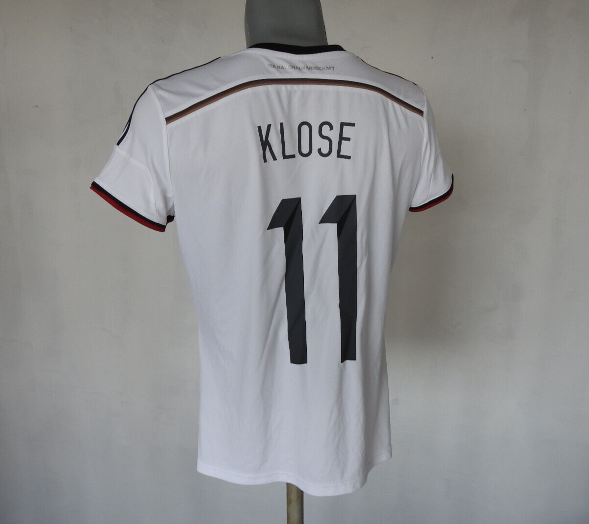 Germany WC 2014 WOMENS Home Jersey #11 Klose Adidas White Shirt