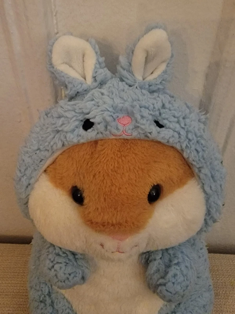 Kellytoy Bee Happy Henry Hamster Wearing Blue Hamster PJ Pajamas