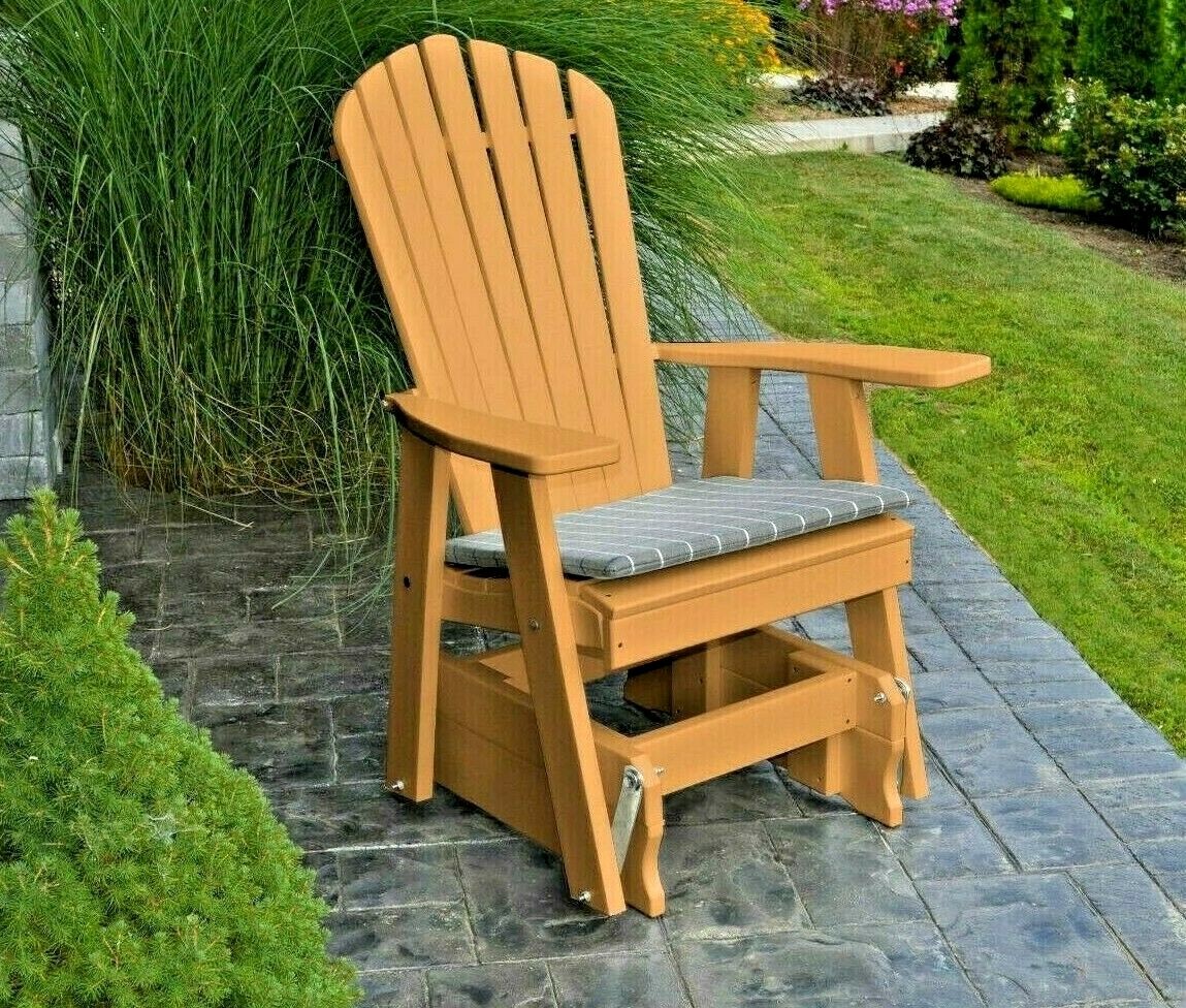 Recycled Plastic Amish Made Gliders Amish 5' Poly Curve-Back