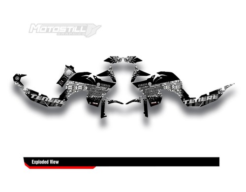 Yamaha Tenere 700 / WR -Full Graphic Sticker Decal Wrap Kit Fits / 2019-2025 - Bild 2 von 15