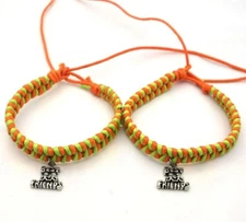 2pcs set Friendship Bracelets w Best Friends Charms Choose Color
