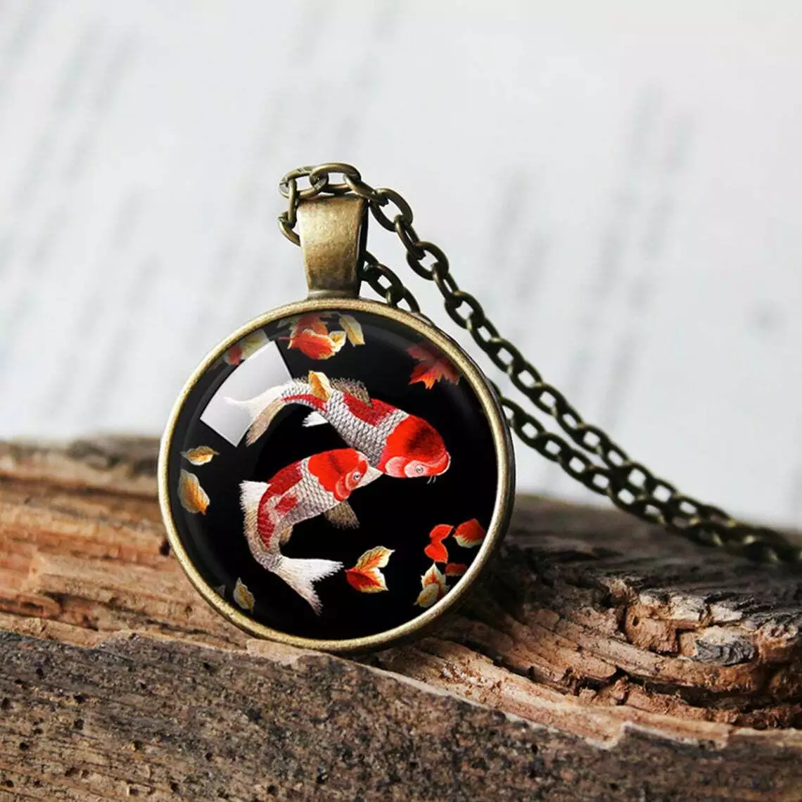 Cuistonelf Fish Necklace for Men, Lucky Koi Fish Pendant Necklace Koi Carp  Necklace Punk Rock Fish Charm Necklace Men's Hip Hop Fish Animal Necklace  Jewelry Gift Father's Day Accessories | Amazon.com