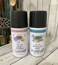 POWER STICK BODY MIST -SET OF 2 SCENTS BRAZILIAN  SOFT FLORAL 3.5 oz NEW 