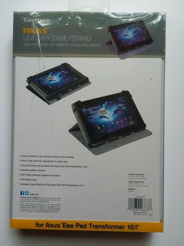 Targus Truss Leather Case/Stand 10.1" Tablet Unused Open Box - Picture 3 of 5