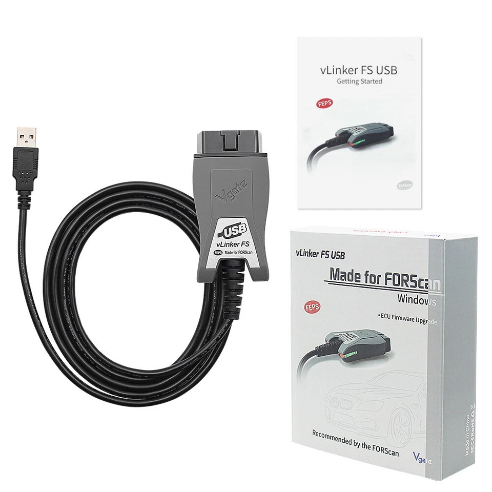 Vgate vLinker FS ELM327 für Ford FORScan OBD2 Diagnose Scanner Interface Tools - Bild 3 von 4
