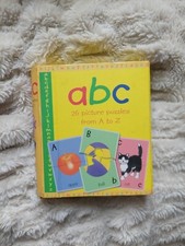 Abc 26 Picture Puzzles From A to Z Kids Spelling Words Writing Learning