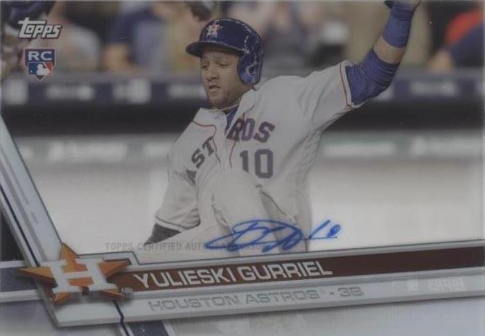 2017 Topps Clearly Authentic Autographs - Yuli Gurriel #CAAU-YGU - 1 of 1