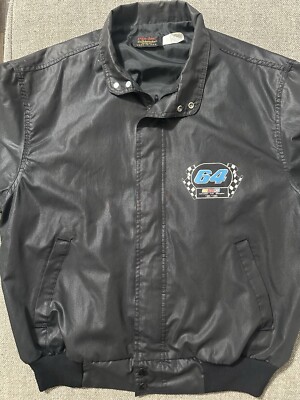 Vintage 80 s NASCAR Evans #64 Racing Bomber Jacket