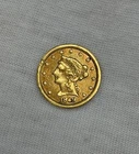 1849-C Liberty Head Gold Quarter Eagle $2.50 Charlotte Mint Scarce US Type Coin
