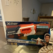 ZURU X-Shot Quick-Slide Foam Dart Blaster with 16 Darts 2022