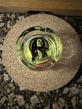-Bob Marley Ashtray - 3.5 inch Wide , Clean No Chips , Or Cracks