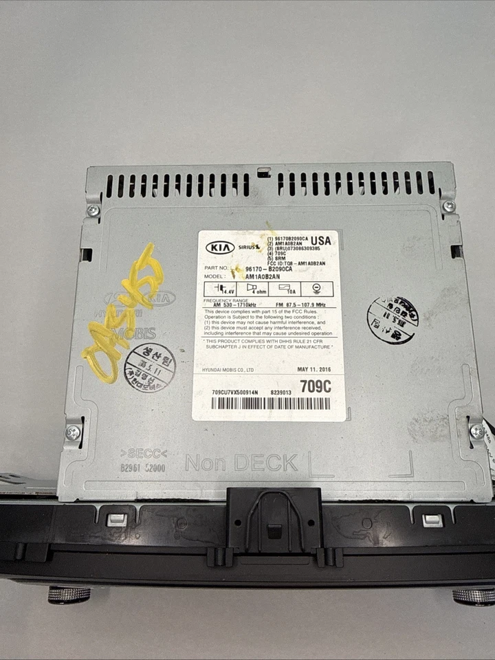 Receptor de radio reproductor de CD Kia Soul Am Fm 2014-2016 L5R0S Foto 4 de 4