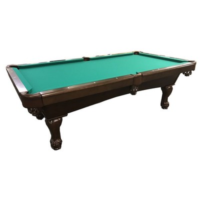 8' Blazer Pool Billiards Table with Drop Pockets and Diamond Pearl Sites