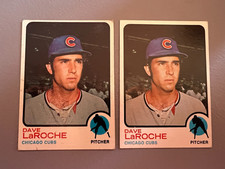 1973 Topps Baseball - Dave LaRoche ( Cubs ) + Broken Leg Logo Variation #426 VG+
