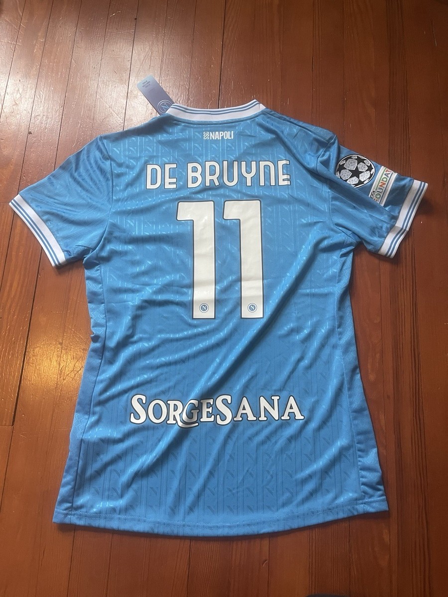 Kevin de Bruyne #11 SSC Napoli Men's Home Blue Soccer Jersey 2025