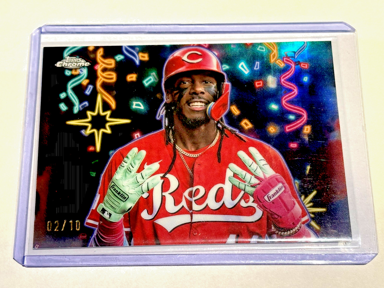 2025 Topps Chrome Update Celebracion Black /10 Elly De La Cruz SSP Case Hit 💎