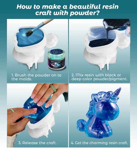 - Chameleon Mica Powder, 8 Jars of Color Shift Mica Set - Epoxy Resin Color P... - Picture 7 of 7