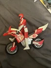 1994 Vintage Mighty Morphin Power Rangers Thunder Bike Red Ranger Figure Bandai